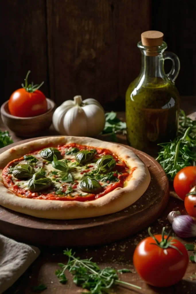 Perfect Pizza Dough Recipe Using 00 Flour, Whole Tomatoes, and Chimichurri for an Irresistible Flavor