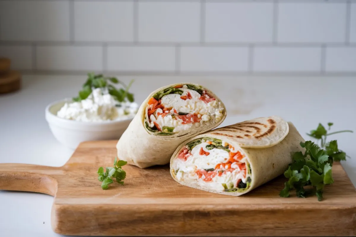 How to Make a Delicious Cottage Cheese Wrap Recipe with Fresh Veggies