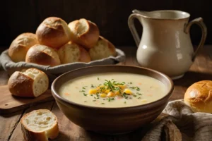 chicken soup with ginger and garlic