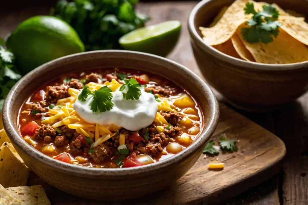 easy taco soup recipes