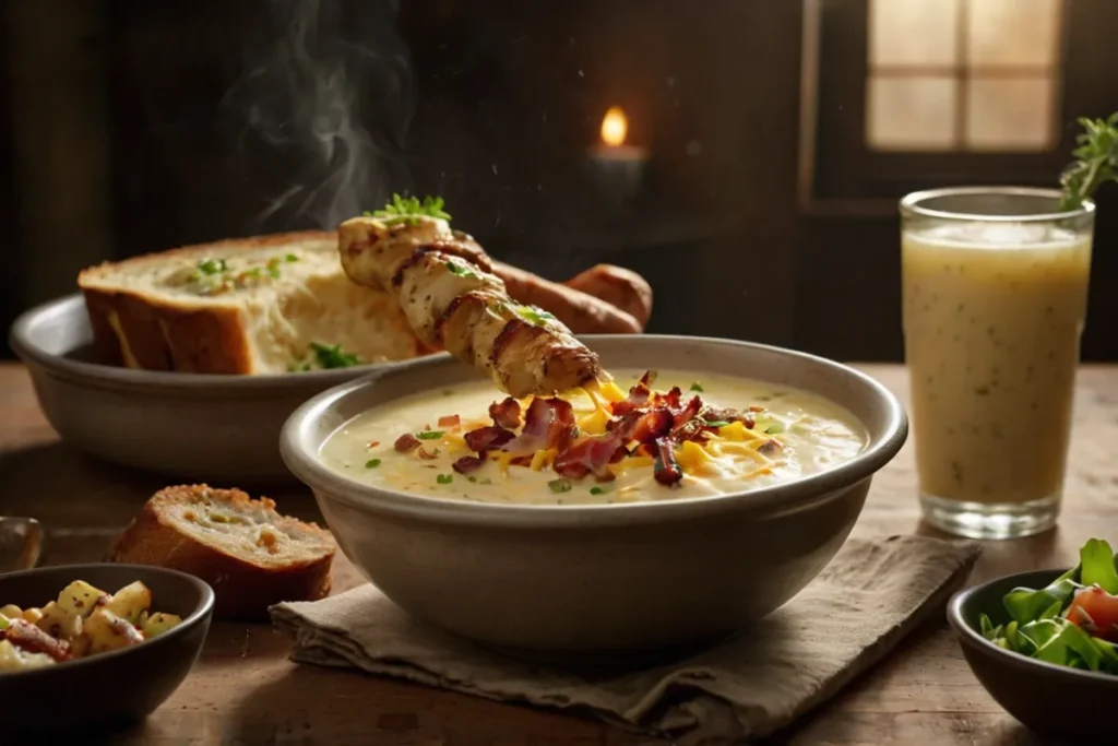 what to serve with potato leek soup