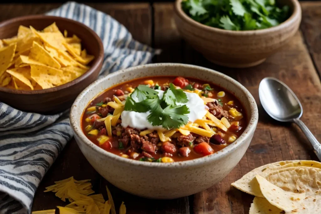 taco soup recipe