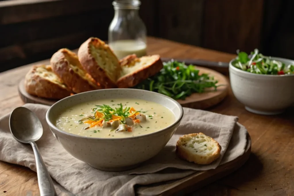 what to eat with potato soup