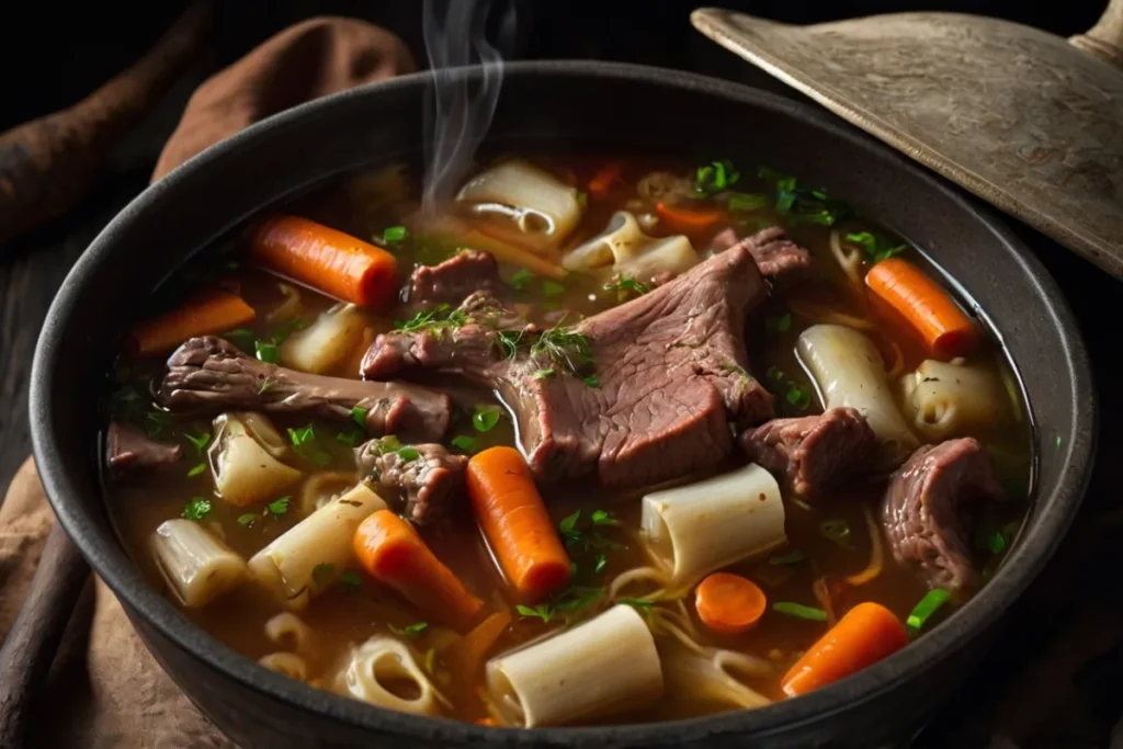 Beef soup bone