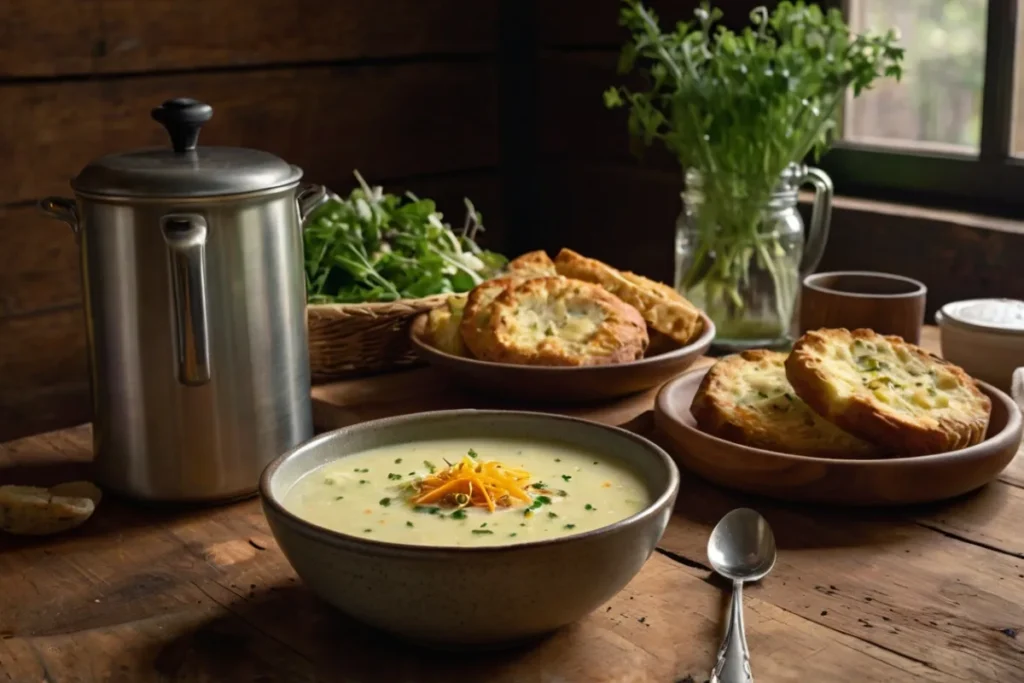 what to eat with potato soup