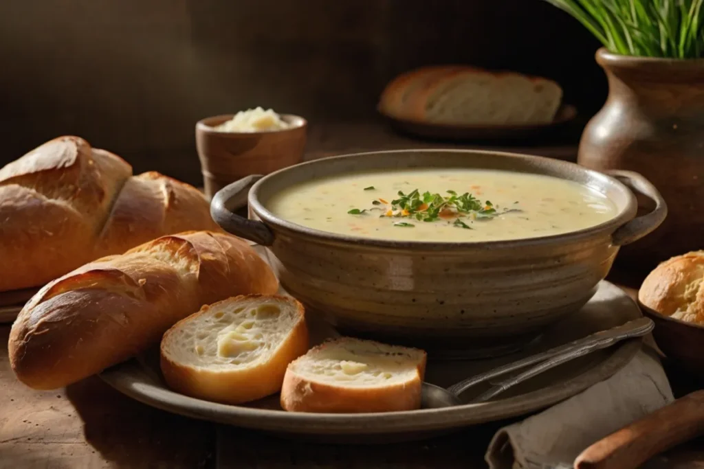 chicken soup with ginger and garlic