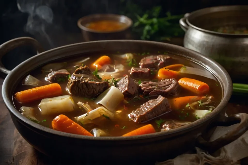 Beef soup bone