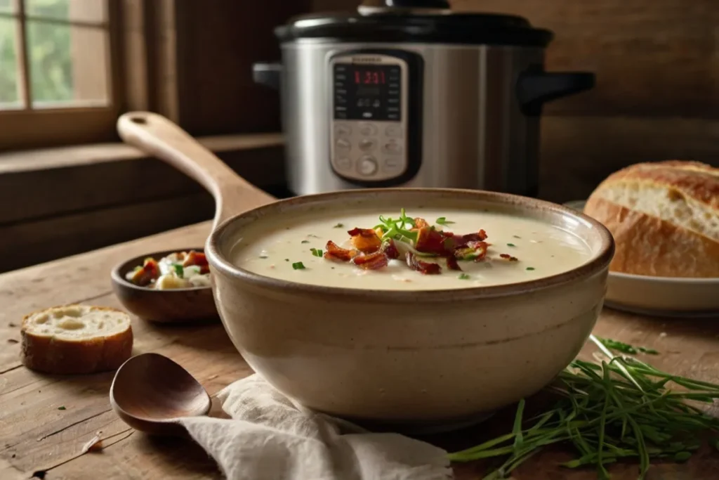 Slow Cooker Creamy Potato Bacon Soup: The Ultimate Comfort Food Recipe