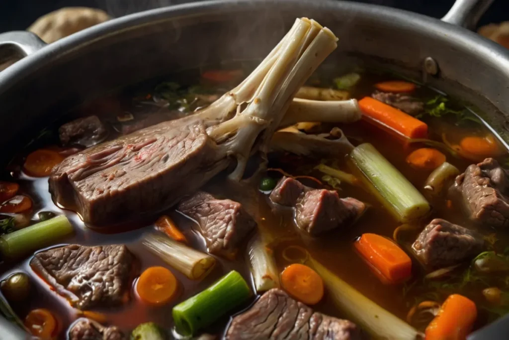 Beef soup bone