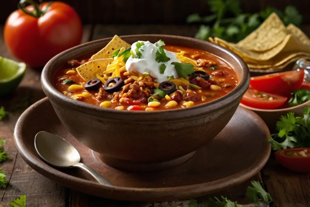 taco soup with ground beef