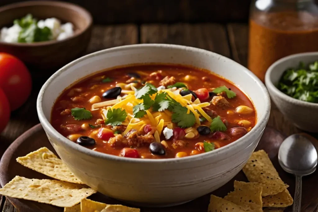 taco soup with ground beef