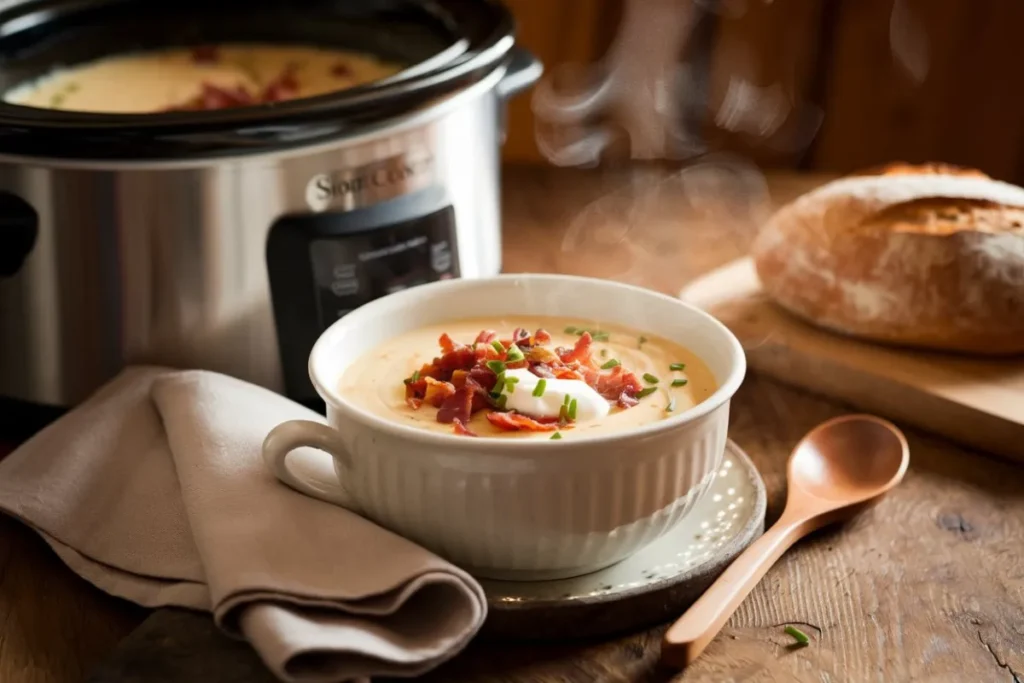 Slow Cooker Creamy Potato Bacon Soup: A Step-by-Step Guide for Beginners