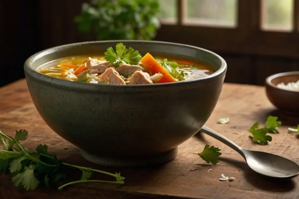 chopt spicy chicken soup recipe with rice