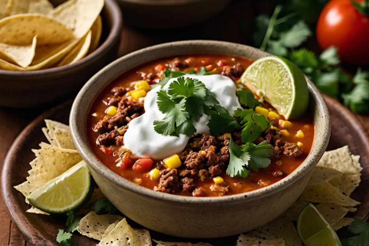 easy taco soup recipes