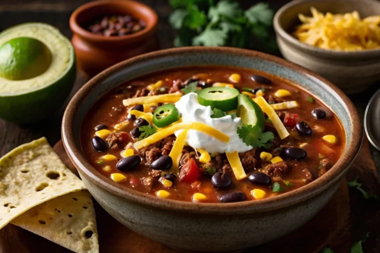 Taco soup frios recipe with ground beef