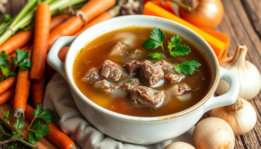 Beef bone broth