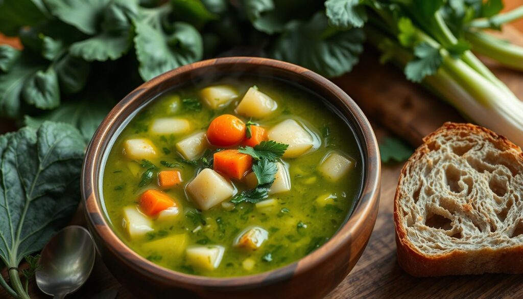 Hearty Turnip Green Soup Recipe