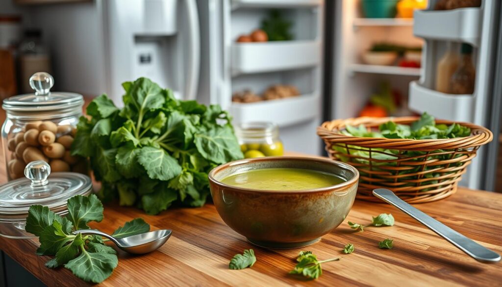 Turnip Green Soup Storage Tips