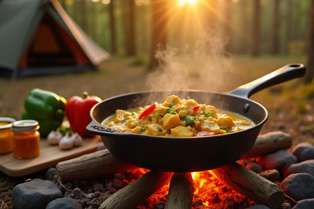 camping curry chicken