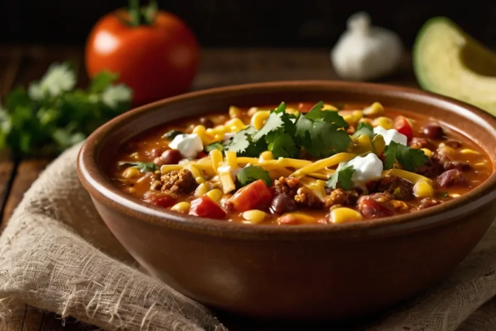 taco soup with ranch dressing