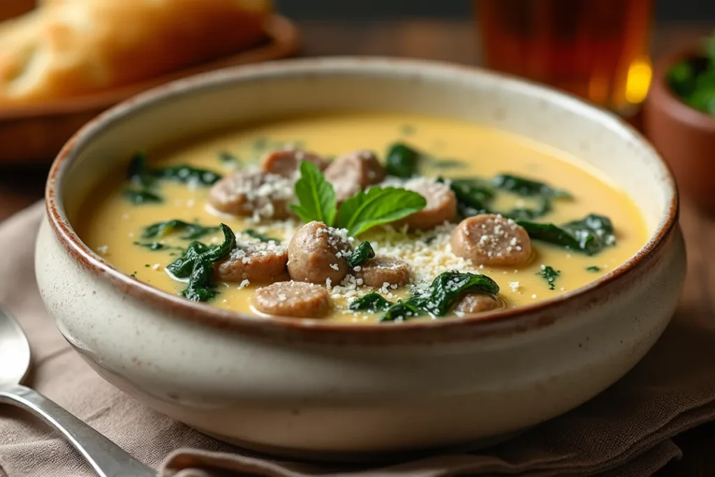 parmesan italian sausage soup