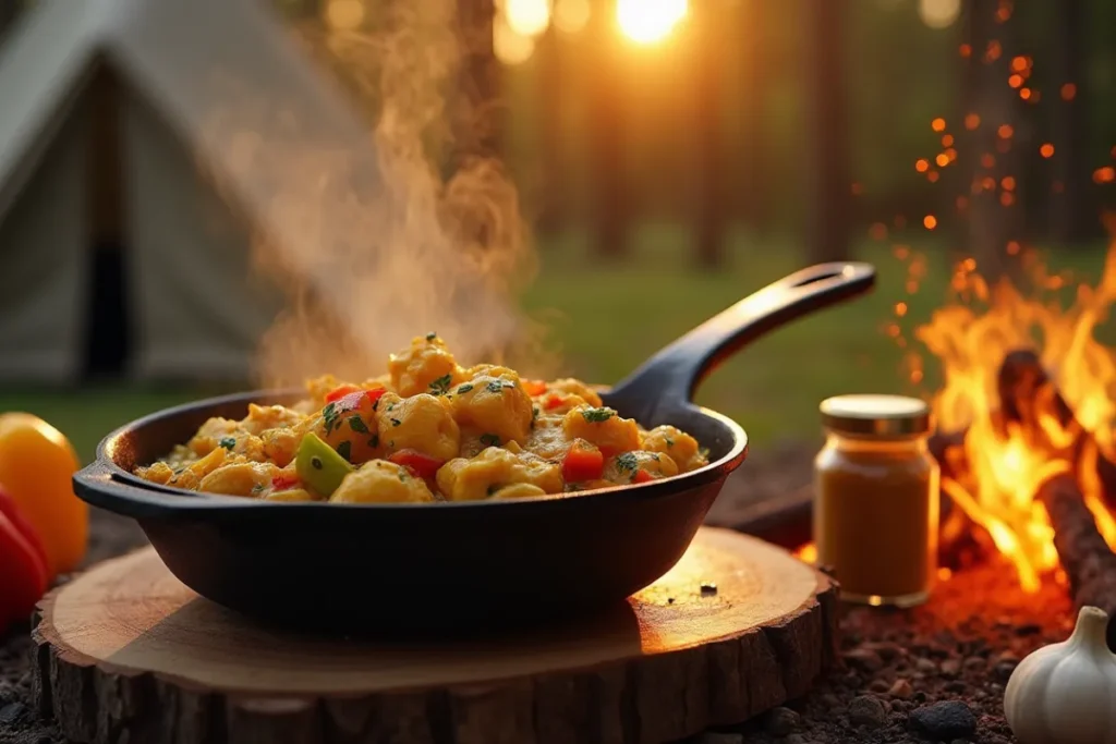 camping curry chicken