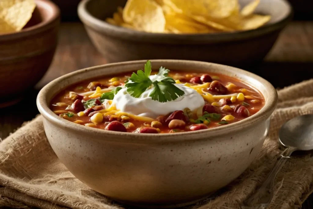 taco soup with ranch dressing