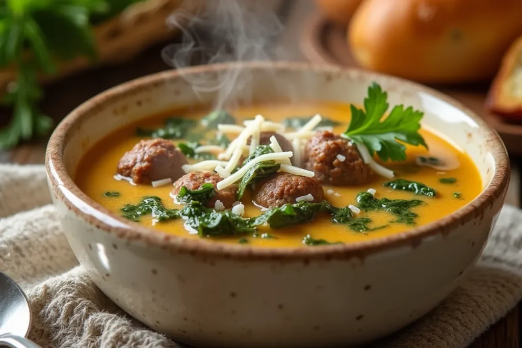 parmesan italian sausage soup