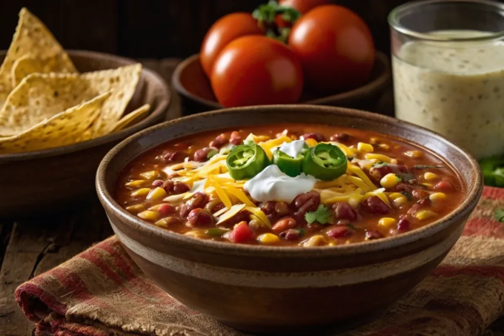 taco soup with ranch dressing