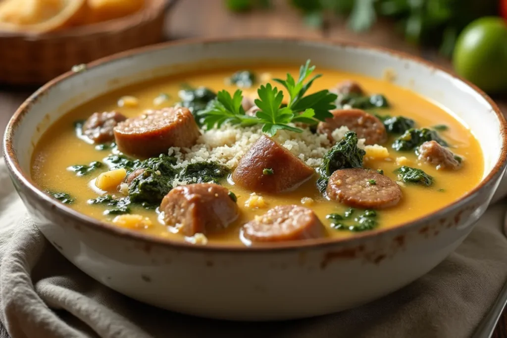 parmesan italian sausage soup