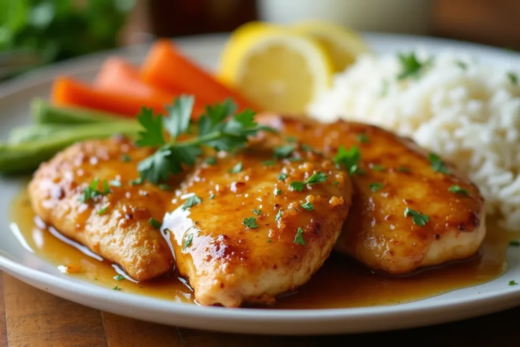 apple and honey-glazed chicken tenders recipe