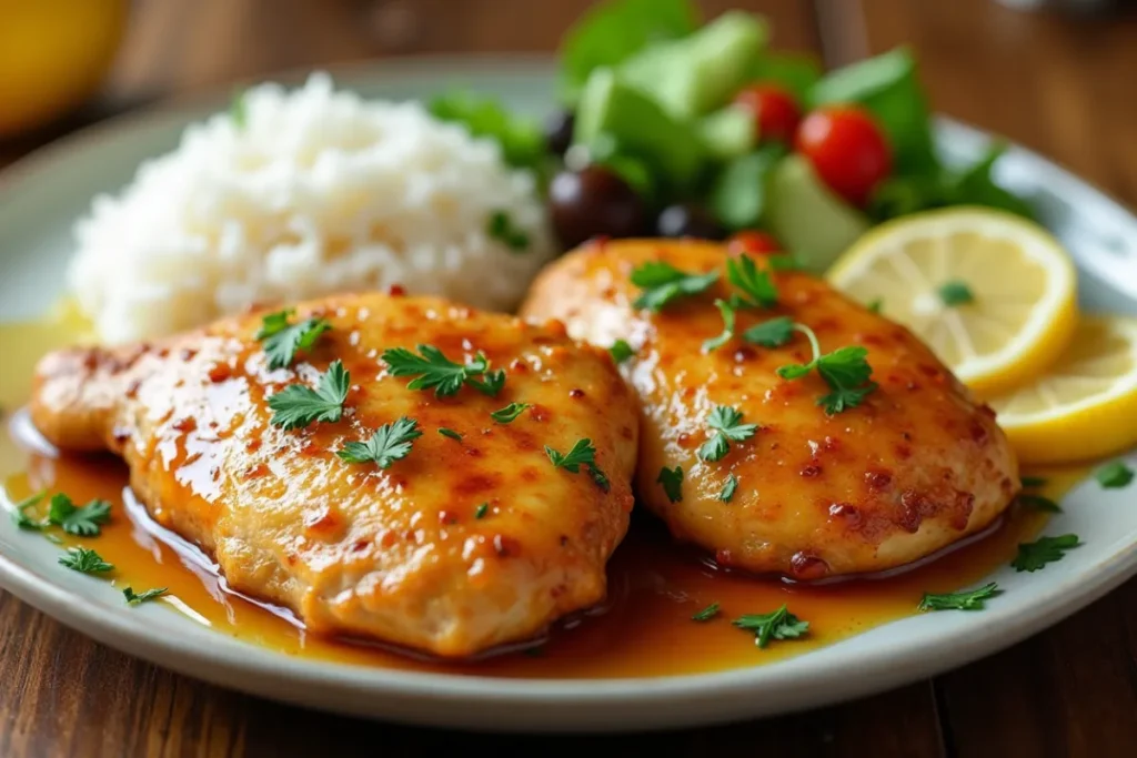 apple and honey-glazed chicken tenders recipe