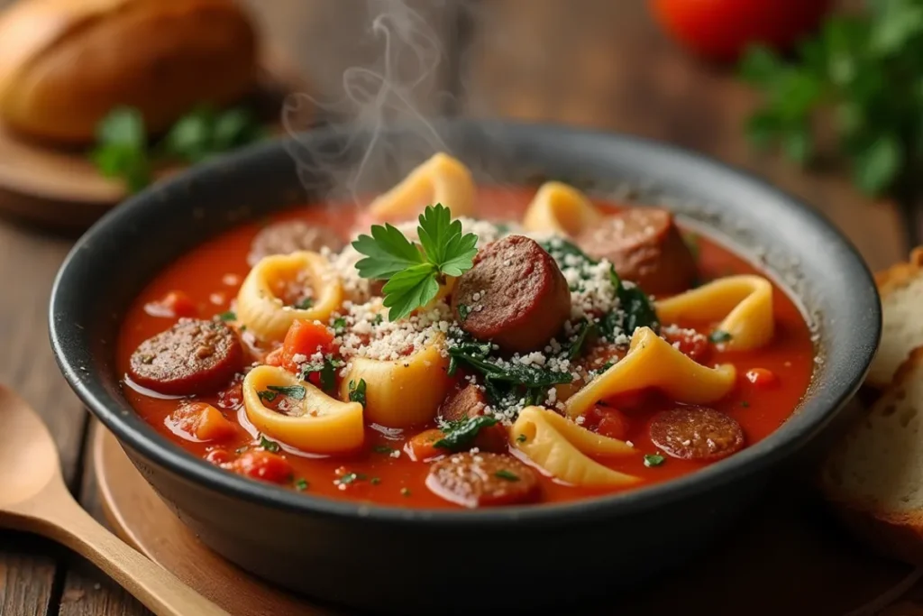 italian sausage and pasta soup