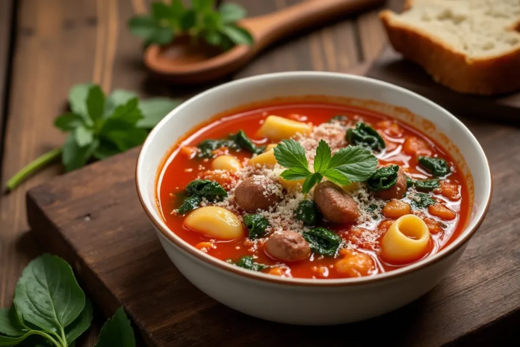 italian sausage and pasta soup